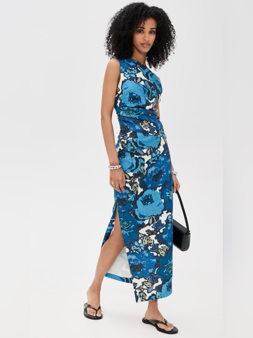 Sir Camillia Twist Shoulder Two-Piece Skirt Set